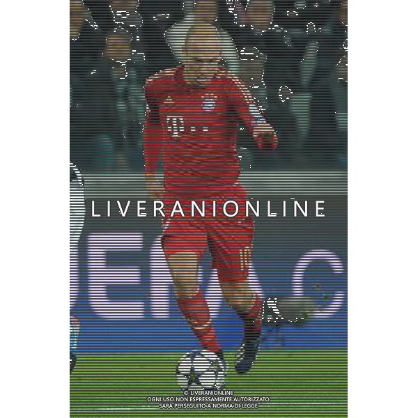 UEFA Champions League - Quarti di finale gara di ritorno Torino 10-04-2013 Juventus - Bayern Monaco nella foto Arjen Robben (Bayern Monaco) foto Roberto Garavaglia - ag. Aldo Liverani