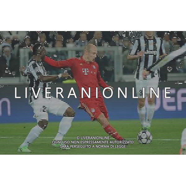 UEFA Champions League - Quarti di finale gara di ritorno Torino 10-04-2013 Juventus - Bayern Monaco nella foto Arjen Robben (Bayern Monaco) foto Roberto Garavaglia - ag. Aldo Liverani