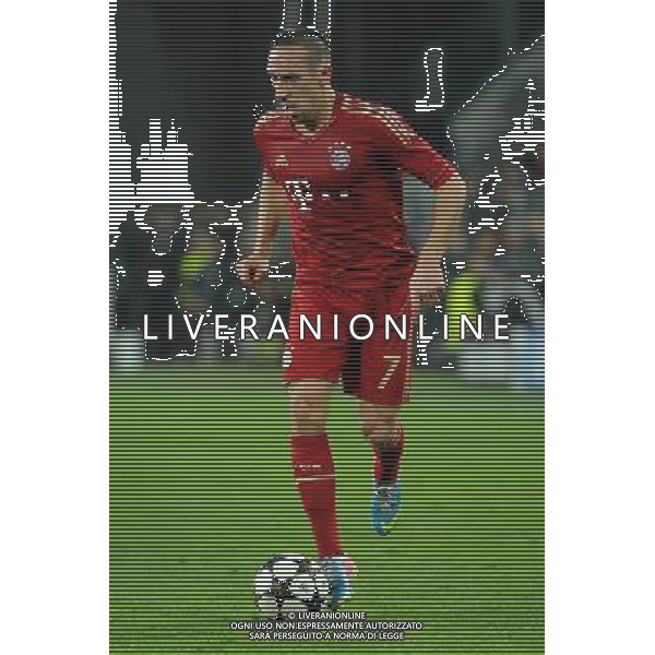 UEFA Champions League - Quarti di finale gara di ritorno Torino 10-04-2013 Juventus - Bayern Monaco nella foto Franck Ribery (Bayern Monaco) foto Roberto Garavaglia - ag. Aldo Liverani