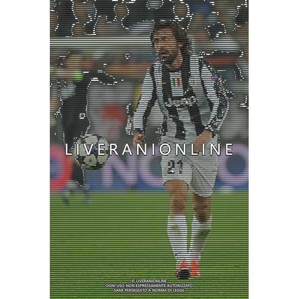 UEFA Champions League - Quarti di finale gara di ritorno Torino 10-04-2013 Juventus - Bayern Monaco nella foto Andrea Pirlo (Juventus) foto Roberto Garavaglia - ag. Aldo Liverani