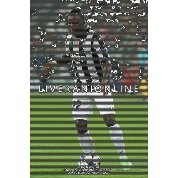 UEFA Champions League - Quarti di finale gara di ritorno Torino 10-04-2013 Juventus - Bayern Monaco nella foto Kwadwo Asamoah (Juventus) foto Roberto Garavaglia - ag. Aldo Liverani