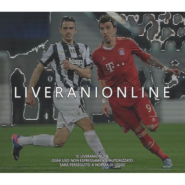 UEFA Champions League 2012/2013 Quarti di Finale Ritorno Torino - 10.04.2013 Juventus-Bayern Monaco Nella Foto:Mandzukic Mario-Bonucci Leonardo /Ph.Vitez-Ag. Aldo Liverani