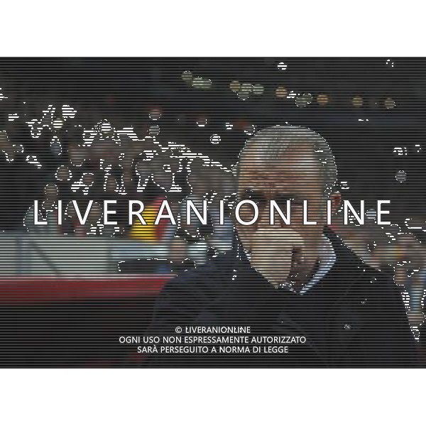 (130410) -- ISTANBUL, April 10, 2013 () -- Galatasaray\'s coach Fatih Terim reacts during the UEFA Champions League quarter final second leg soccer match between Galatasaray and Real Madrid in Istanbul, Turkey, April 9, 2013. Real Madrid lost 2-3 but entered the semifinal with a total result 5-3.(/Ma Yan) ©PHOTOSHOT/AGENZIA ALDO LIVERANI SAS - ITALY ONLY - Galatasaray - Real Madrid UEFA Champions League Quarti di Finale di ritorno a Istanbul, in Turchia 9 Aprile 2013