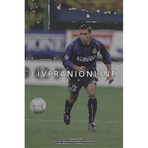 MILANO, 21-02-02 DFP/MARCO LUSSOSO INTER-AEK ATENE (COPPA UEFA) NELLA FOTO: IVAN CORDOBA AG ALDO LIVERANI S A S