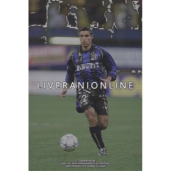 MILANO, 21-02-02 DFP/MARCO LUSSOSO INTER-AEK ATENE (COPPA UEFA) NELLA FOTO: IVAN CORDOBA AG ALDO LIVERANI S A S