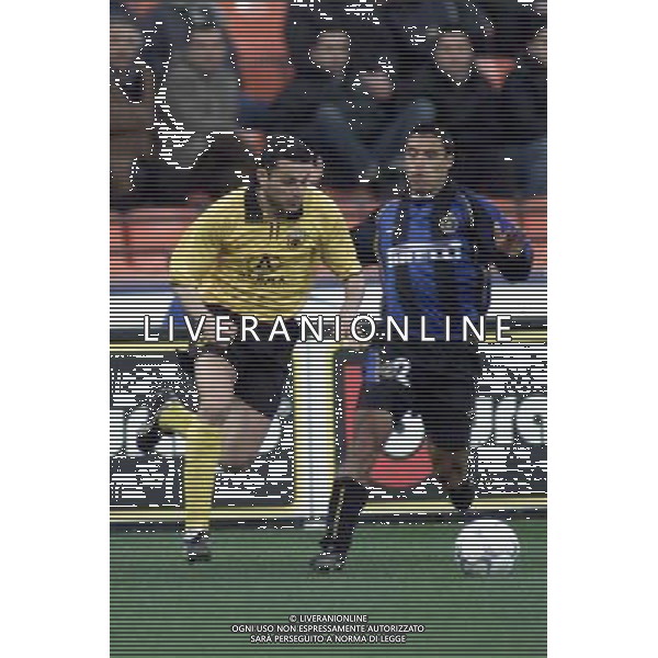 MILANO, 21-02-02 DFP/MARCO LUSSOSO INTER-AEK ATENE (COPPA UEFA) NELLA FOTO: LAKIS AG ALDO LIVERANI S A S