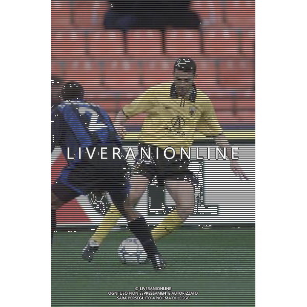MILANO, 21-02-02 DFP/MARCO LUSSOSO INTER-AEK ATENE (COPPA UEFA) NELLA FOTO: LAKIS AG ALDO LIVERANI S A S