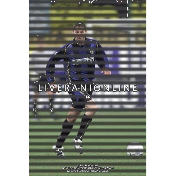 MILANO, 21-02-02 DFP/MARCO LUSSOSO INTER-AEK ATENE (COPPA UEFA) NELLA FOTO: MARCO MATERAZZI AG ALDO LIVERANI S A S
