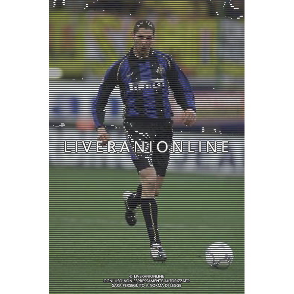 MILANO, 21-02-02 DFP/MARCO LUSSOSO INTER-AEK ATENE (COPPA UEFA) NELLA FOTO: MARCO MATERAZZI AG ALDO LIVERANI S A S