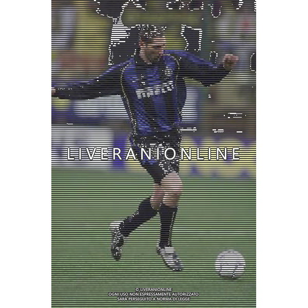 MILANO, 21-02-02 DFP/MARCO LUSSOSO INTER-AEK ATENE (COPPA UEFA) NELLA FOTO: MARCO MATERAZZI AG ALDO LIVERANI S A S