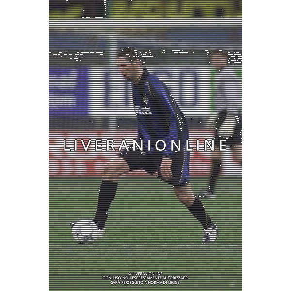 MILANO, 21-02-02 DFP/MARCO LUSSOSO INTER-AEK ATENE (COPPA UEFA) NELLA FOTO: MARCO MATERAZZI AG ALDO LIVERANI S A S