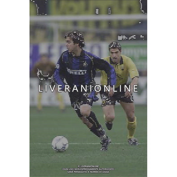 MILANO, 21-02-02 DFP/MARCO LUSSOSO INTER-AEK ATENE (COPPA UEFA) NELLA FOTO: ALVARO RECOBA AG ALDO LIVERANI S A S