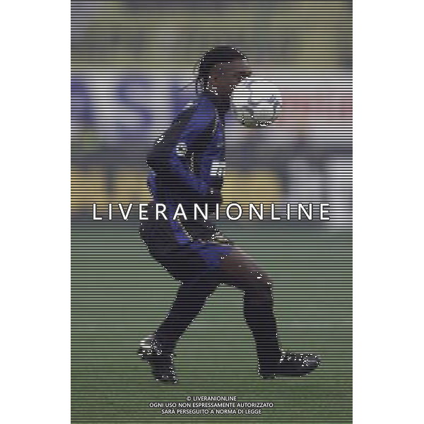 MILANO, 21-02-02 DFP/MARCO LUSSOSO INTER-AEK ATENE (COPPA UEFA) NELLA FOTO: CLARENCE SEEDORF AG ALDO LIVERANI S A S