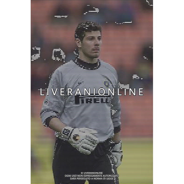 MILANO, 21-02-02 DFP/MARCO LUSSOSO INTER-AEK ATENE (COPPA UEFA) NELLA FOTO: FRANCESCO TOLDO AG ALDO LIVERANI S A S