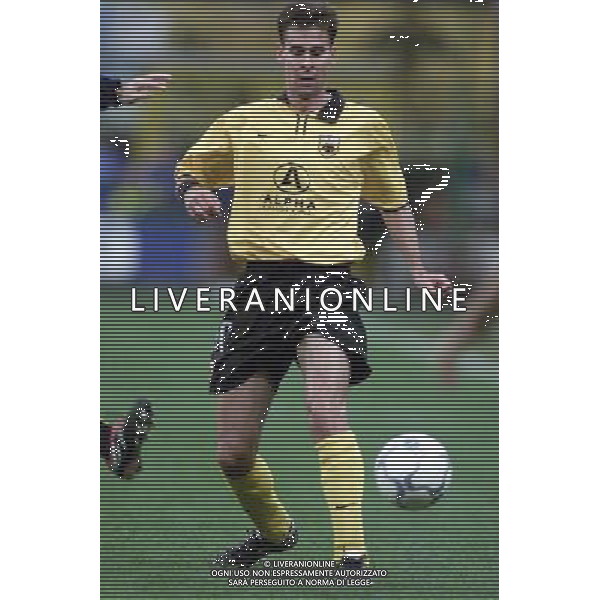 MILANO, 21-02-02 DFP/MARCO LUSSOSO INTER-AEK ATENE (COPPA UEFA) NELLA FOTO: TSARTAS AG ALDO LIVERANI S A S