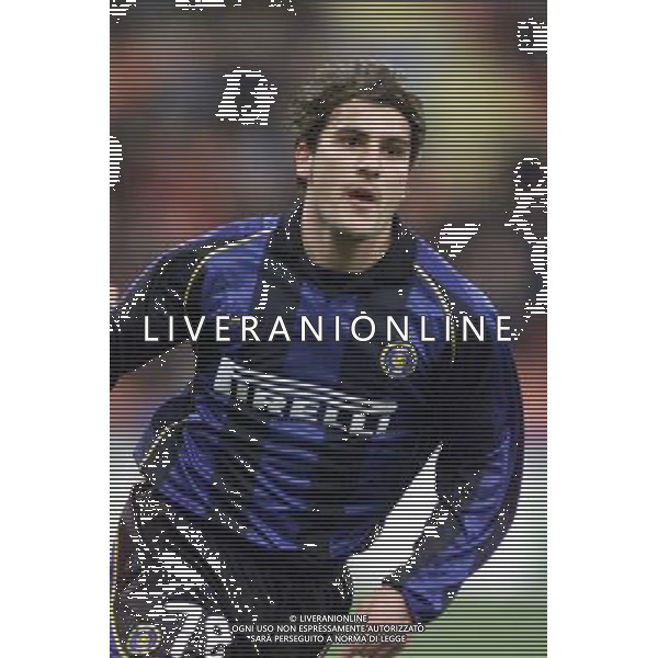 MILANO, 21-02-02 DFP/MARCO LUSSOSO INTER-AEK ATENE (COPPA UEFA) NELLA FOTO: ESULTANZA VENTOLA AG ALDO LIVERANI S A S