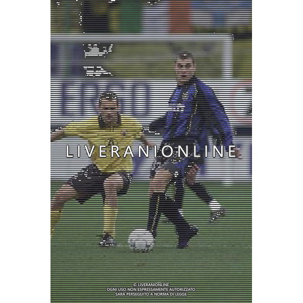 MILANO, 21-02-02 DFP/MARCO LUSSOSO INTER-AEK ATENE (COPPA UEFA) NELLA FOTO: CHRISTIAN VIERI AG ALDO LIVERANI S A S
