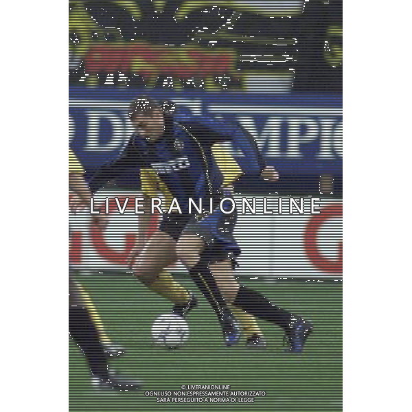 MILANO, 21-02-02 DFP/MARCO LUSSOSO INTER-AEK ATENE (COPPA UEFA) NELLA FOTO: CHRISTIAN VIERI AG ALDO LIVERANI S A S