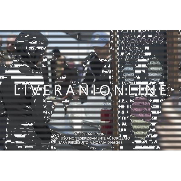 Foodies from around the city flock to opening day at the Smorgasburg in East River State Park in the Williamsburg neighborhood of Brooklyn in New York on Saturday, April 6, 2013. The marketplace features prepared and artisanal foods made in Brooklyn by small entrepreneurs. In the two years the market has been in operation it has provided a venue for numerous chefs and cooks to sell their wares, some of whom have grown into large successful businesses. (å Frances M. Roberts) ©photoshot/AGENZIA ALDO LIVERANI SAS - ITALY ONLY - La vita quotidiana della popolazione di Williamsburg, Brooklyn, New York 6 Aprile 2013.