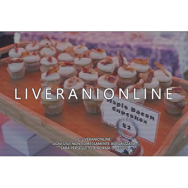 Foodies from around the city flock to opening day at the Smorgasburg in East River State Park in the Williamsburg neighborhood of Brooklyn in New York on Saturday, April 6, 2013. The marketplace features prepared and artisanal foods made in Brooklyn by small entrepreneurs. In the two years the market has been in operation it has provided a venue for numerous chefs and cooks to sell their wares, some of whom have grown into large successful businesses. (å Frances M. Roberts) ©photoshot/AGENZIA ALDO LIVERANI SAS - ITALY ONLY - La vita quotidiana della popolazione di Williamsburg, Brooklyn, New York 6 Aprile 2013.