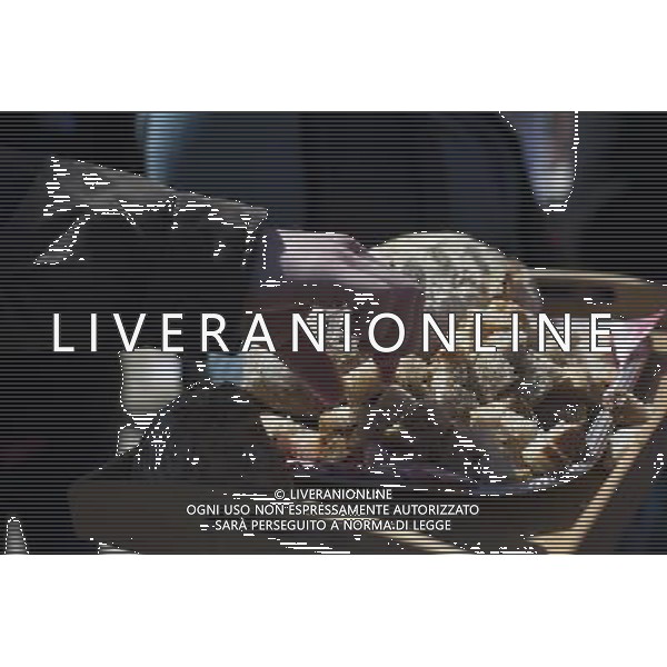 Foodies from around the city flock to opening day at the Smorgasburg in East River State Park in the Williamsburg neighborhood of Brooklyn in New York on Saturday, April 6, 2013. The marketplace features prepared and artisanal foods made in Brooklyn by small entrepreneurs. In the two years the market has been in operation it has provided a venue for numerous chefs and cooks to sell their wares, some of whom have grown into large successful businesses. (å Frances M. Roberts) ©photoshot/AGENZIA ALDO LIVERANI SAS - ITALY ONLY - La vita quotidiana della popolazione di Williamsburg, Brooklyn, New York 6 Aprile 2013.