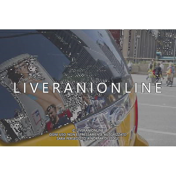 A reflection of a billboard in a taxi rear view window advertising the JCPenney department store seen in Midtown Manhattan in New York on Tuesday, April 9, 2013. JCPenney recently dismissed its CEO Ron Johnson and is replacing him with Johnson\'s predecessor Mike Ullman. (å Frances M. Roberts) ©photoshot/AGENZIA ALDO LIVERANI SAS - ITALY ONLY - La vita quotidiana della popolazione di Williamsburg, Brooklyn, New York 6 Aprile 2013.