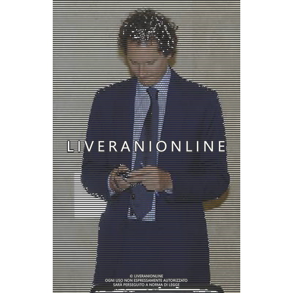 MILANO 19/4/2013 UNIVERSITA\' BOCCONI FIRMA ACCORDO TRA FONDAZIONE AGNELLI ED UNIVERSITA\' BOCCONI NELLA FOTO JOHN ELKANN FOTO ROMANO/AG ALDO LIVERANI 