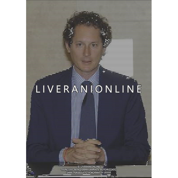 MILANO 19/4/2013 UNIVERSITA\' BOCCONI FIRMA ACCORDO TRA FONDAZIONE AGNELLI ED UNIVERSITA\' BOCCONI NELLA FOTO JOHN ELKANN FOTO ROMANO/AG ALDO LIVERANI 