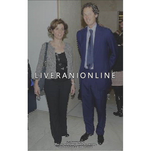 MILANO 19/4/2013 UNIVERSITA\' BOCCONI FIRMA ACCORDO TRA FONDAZIONE AGNELLI ED UNIVERSITA\' BOCCONI NELLA FOTO JOHN ELKANN E CHIARA FUMAGALLI FOTO ROMANO/AG ALDO LIVERANI 
