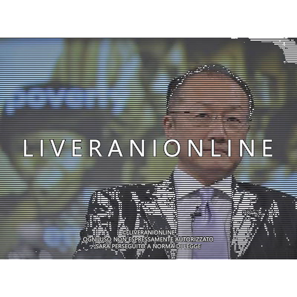 (130419) -- WASHINGTON D.C. April 19, 2013 () -- World Bank President Jim Yong Kim participates in Global Voices on Poverty, a discussion on how to end extreme poverty, during the ongoing Spring Meetings of the International Monetary Fund (IMF) and World Bank, in Washington D.C., April 19, 2013. (/Wang Yiou) ©photoshot/AGENZIA ALDO LIVERANI SAS - ITALY ONLY - Convegno di primavera del FMI Fondo monetario Internazionale (FMI) e la Banca Mondiale, a Washington DC, 19 aprile, 2013.