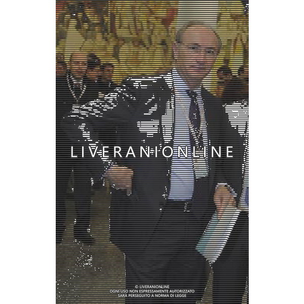 MILANO 22/4/2013 AUDITORIUM TESTORI. PALAZZO LOMBARDIA PRESENTAZIONE DELL\' ACCORDO TRA UNICREDIT E CONAD PER I PAGAMENTI A FAVORE DEI FORNITORI DEL GRUPPO DISTRIBUTIVO NELLA FOTO FEDERICO GHIZZONI AMMINISTRATORE DELEGATO UNICREDIT FOTO ROMANO/AG ALDO LIVERANI S.A.S.