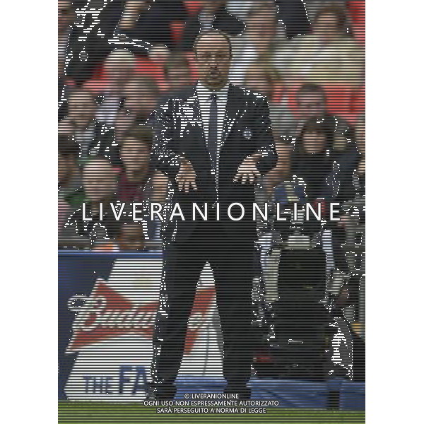 Chelsea Interim manager Rafa Benitez.Chelsea v Manchester City.English FA Cup Semi Final,.Wembley Stadium. London. UK..14/4/13,.photo: Sean Ryan / IPS Photo Agency.. mobile: 07971 400 939.Address: Thatched Cottage,Wretham,.Thetford, Norfolk IP24 1RH .Office tel: 01953 499 403... AG ALDO LIVERANI S A S ONLY ITALY