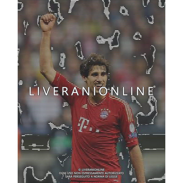 firo Fu§ball,Fussball, 23.04.2013 Uefa Champions League, Saison 2012/2013 Halbfinale, Hinspiel, FC Bayern MŸnchen, Muenchen, FCB, - FC Barcelona, 4 : 0, Jubel, jubeln, Gestik, Javier Martinez, Bayern, $worldrightsEs gelten unsere AGB, einsehbar auf www.firosportphoto.de copyright by firo sportphoto: Coesfelder Str.207 48249 DŸlmen www.firosportphoto.de mail@firosportphoto.de (V o l k s b a n k B o c h u m - W i t t e n ) BLZ.: 430 601 29 Kt. Nr.: 341 117 100 Tel:Ê 02594 - 9916004 Fax:Ê02594 - 9916005 AG ALDO LIVERANI S A S ONLY ITALY
