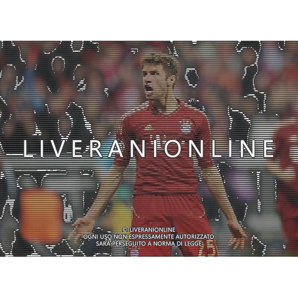 firo Fu§ball,Fussball, 23.04.2013 Uefa Champions League, Saison 2012/2013 Halbfinale, Hinspiel, FC Bayern MŸnchen, Muenchen, FCB, - FC Barcelona, 4 : 0, Jubel, jubeln, Gestik, Thomas MŸller, Mueller, Bayern, $worldrightsEs gelten unsere AGB, einsehbar auf www.firosportphoto.de copyright by firo sportphoto: Coesfelder Str.207 48249 DŸlmen www.firosportphoto.de mail@firosportphoto.de (V o l k s b a n k B o c h u m - W i t t e n ) BLZ.: 430 601 29 Kt. Nr.: 341 117 100 Tel:Ê 02594 - 9916004 Fax:Ê02594 - 9916005 AG ALDO LIVERANI S A S ONLY ITALY