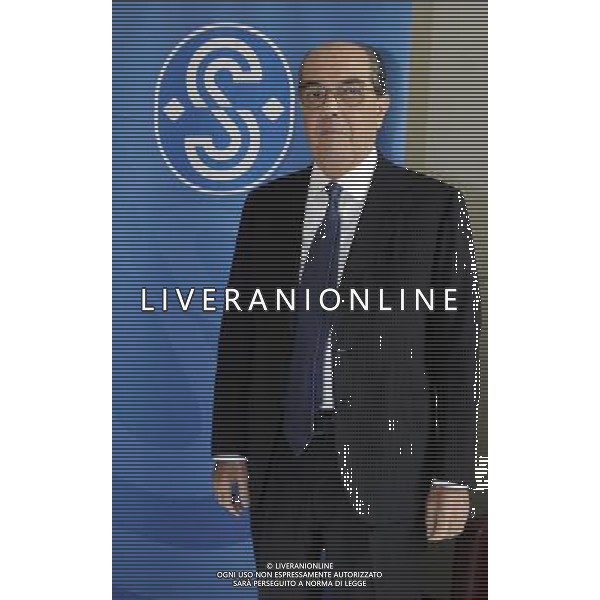 MILANO 24/4/2013 VIA MERAVIGLI 9/B ASSEMBLEA SOCI SARAS NELLA FOTO GIAN MARCO MORATTI FOTO ROMANO/AG ALDO LIVERANI S.A.S.