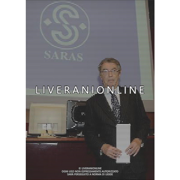 MILANO 24/4/2013 VIA MERAVIGLI 9/B ASSEMBLEA SOCI SARAS NELLA FOTO MASSIMO MORATTI FOTO ROMANO/AG ALDO LIVERANI S.A.S.
