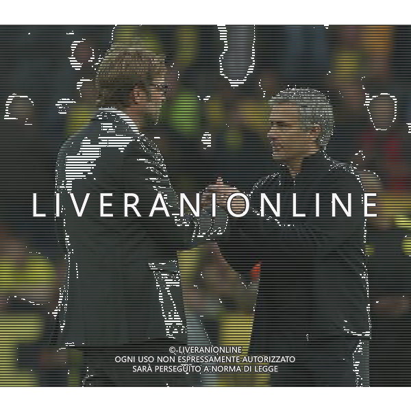 firo : FuÃŸball,Fussball, 24.04.2013 CL, Champions League, Saison 2012/2013 Halbfinale,Semifinal,Hinspiel, BVB, Borussia Dortmund - Real Madrid KLOPP und MOURINHO $worldrightsEs gelten unsere AGB, einsehbar auf www.firosportphoto.de, copyright by firo sportphoto: Coesfelder Str. 207 D-48249 DÃ¼lmen www.firosportphoto.de mail@firosportphoto.de (V o l k s b a n k B o c h u m - W i t t e n ) BLZ.: 430 601 29 Kt. Nr.: 341 117 100 Tel:Â  +49-2594-9916004 Fax:Â +49-2594-9916005 AG ALDO LIVERANI S A S ONLY ITALY