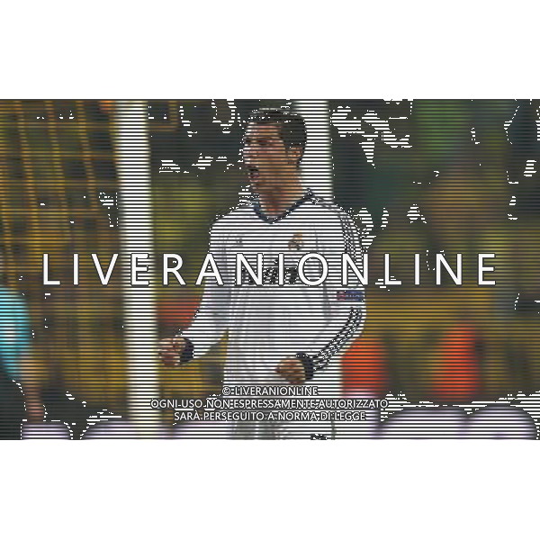 firo FuÃŸball,Fussball, 24.04.2013 Champions League Halbfinale Saison 2012/2013 BVB Borussia Dortmund - Real Madrid Jubel Tor zum 1:1 durch Cristiano Ronaldo $worldrightsEs gelten unsere AGB, einsehbar auf www.firosportphoto.de copyright by firo sportphoto: Coesfelder StraÃŸe 207 48249 DÃ¼lmen Duelmen www.firosportphoto.de mail@firosportphoto.de (V o l k s b a n k B o c h u m - W i t t e n ) BLZ.: 430 601 29 Kt. Nr.: 341 117 100 Tel:Â  0209 - 9304402 Fax:Â  0209 - 9304443 AG ALDO LIVERANI S A S ONLY ITALY