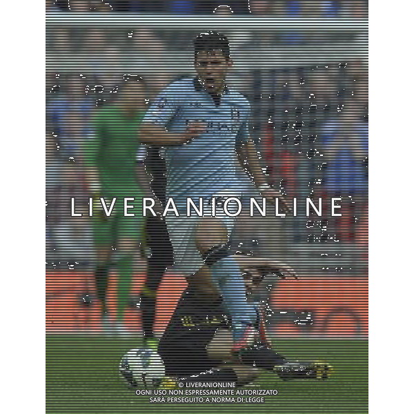 Wembley Stadium Chelsea v Manchester City (1-2) FA Cup Semi Final 14/04/13 Sergio Aguero (Manchester City) Photo: Roger Parker Parker Fotosports International ©PHOTOSHOT/AGENZIA ALDO LIVERANI SAS - ITALY ONLY - EDITORIAL USE ONLY