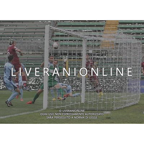 BERGAMO 30 APRILE 2013 , NELLA FOTO gol giuseppe pirrone ,ph.moro/ALDO LIVERANI ALBINOLEFFE - TRAPANI CAMPIONATO LEGA PRO 28/04/2013 ©/AGENZIA ALDO LIVERANI SAS