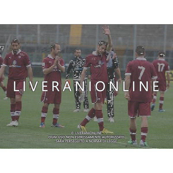 BERGAMO 30 APRILE 2013 , NELLA FOTO fine gara giocatori trapani ,ph.moro/ALDO LIVERANI ALBINOLEFFE - TRAPANI CAMPIONATO LEGA PRO 28/04/2013 ©/AGENZIA ALDO LIVERANI SAS