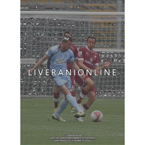 BERGAMO 30 APRILE 2013 , NELLA FOTO michael girasole vs giovanni abate ,ph.moro/ALDO LIVERANI ALBINOLEFFE - TRAPANI CAMPIONATO LEGA PRO 28/04/2013 ©/AGENZIA ALDO LIVERANI SAS