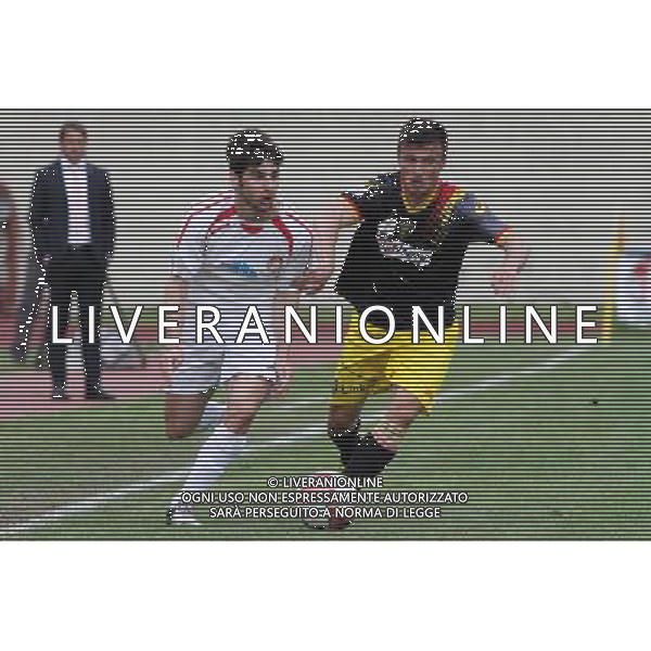BOLZANO 28-04-2013 CAMPIONATO DIVISION LEGA PRO 2012-2013 SUDTIROL-LECCE NELLA FOTO:GIANLUCA TURCHETTA E LEDIAN MEMUSHAJ FOTO PAOLA GARBUIO/AG.ALDO LIVERANI