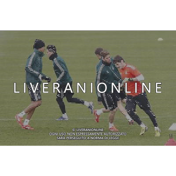 Madrid (29/04/2013).- UEFA Champion League. Entrenamiento del Real Madrid en la Ciuda Deportiva de Valdebebas. Jose Callejon, Iker Casillas, Sergio Ramos. Photo: Alex Cid-Fuentes / ALFAQUI AG ALDO LIVERANI S A S ONLY ITALY