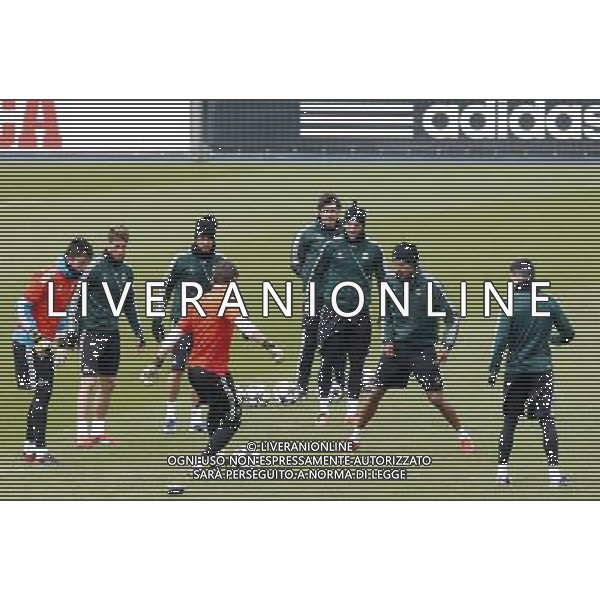 Madrid (29.04.2013).- Entrenamiento del Real Madrid en la Ciuda Deportiva de Valdebebas. Raphael Varane. Photo: Alex Cid-Fuentes / ALFAQUI AG ALDO LIVERANI S A S ONLY ITALY