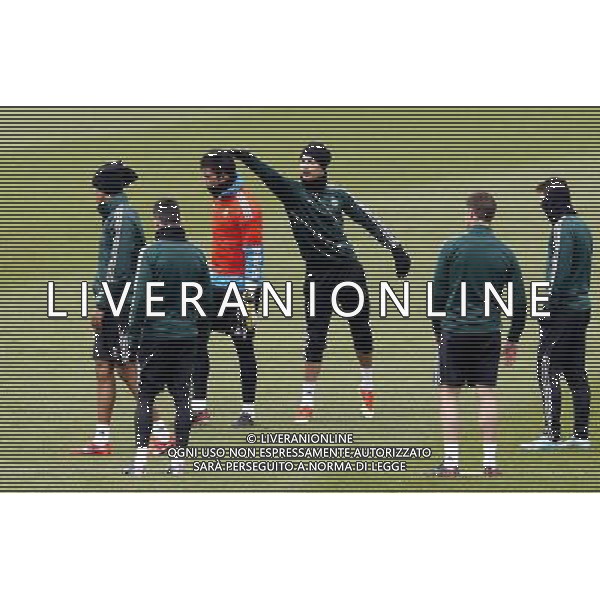 Madrid (29.04.2013).- Entrenamiento del Real Madrid en la Ciuda Deportiva de Valdebebas. Antonio Adan, Cristiano Ronaldo. Photo: Alex Cid-Fuentes / ALFAQUI AG ALDO LIVERANI S A S ONLY ITALY
