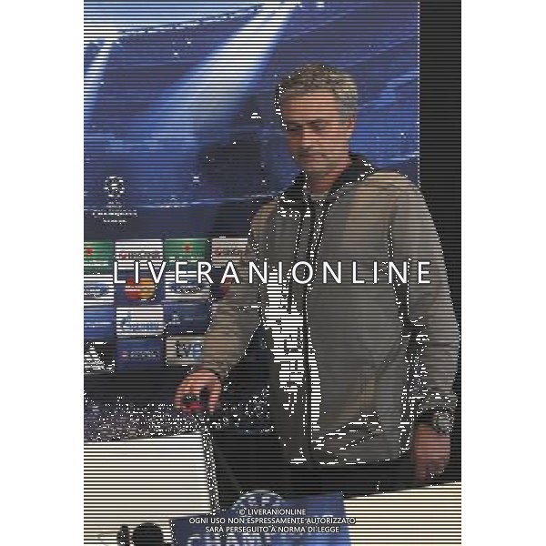 Madrid (29/04/2013).- UEFA Champion League. Rueda de prensa ofrecida por Jose Mourinho en la Ciudad Deportiva de Valdebebas. Photo: Alex Cid-Fuentes / ALFAQUI AG ALDO LIVERANI S A S ONLY ITALY