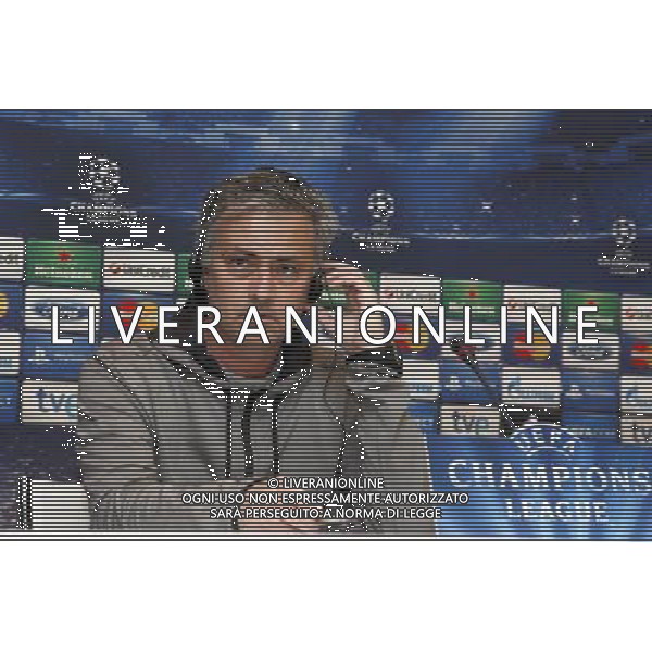 Madrid (29/04/2013).- UEFA Champion League. Rueda de prensa ofrecida por Jose Mourinho en la Ciudad Deportiva de Valdebebas. Photo: Alex Cid-Fuentes / ALFAQUI AG ALDO LIVERANI S A S ONLY ITALY