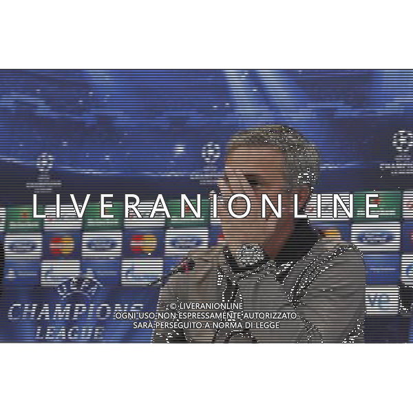 Madrid (29/04/2013).- UEFA Champion League. Rueda de prensa ofrecida por Jose Mourinho en la Ciudad Deportiva de Valdebebas. Photo: Alex Cid-Fuentes / ALFAQUI AG ALDO LIVERANI S A S ONLY ITALY