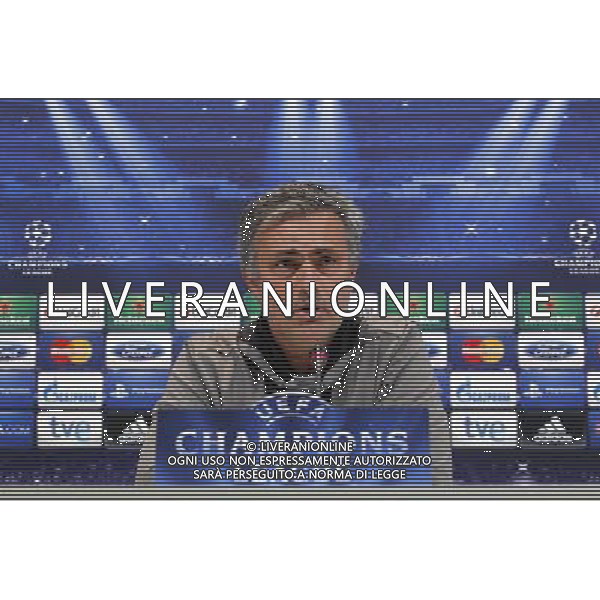 Madrid (29/04/2013).- UEFA Champion League. Rueda de prensa ofrecida por Jose Mourinho en la Ciudad Deportiva de Valdebebas. Photo: Alex Cid-Fuentes / ALFAQUI AG ALDO LIVERANI S A S ONLY ITALY